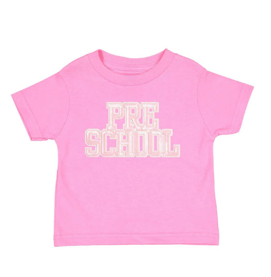 Sweet Wink Preschool Sequin Patch Short Sleeve T-Shirt