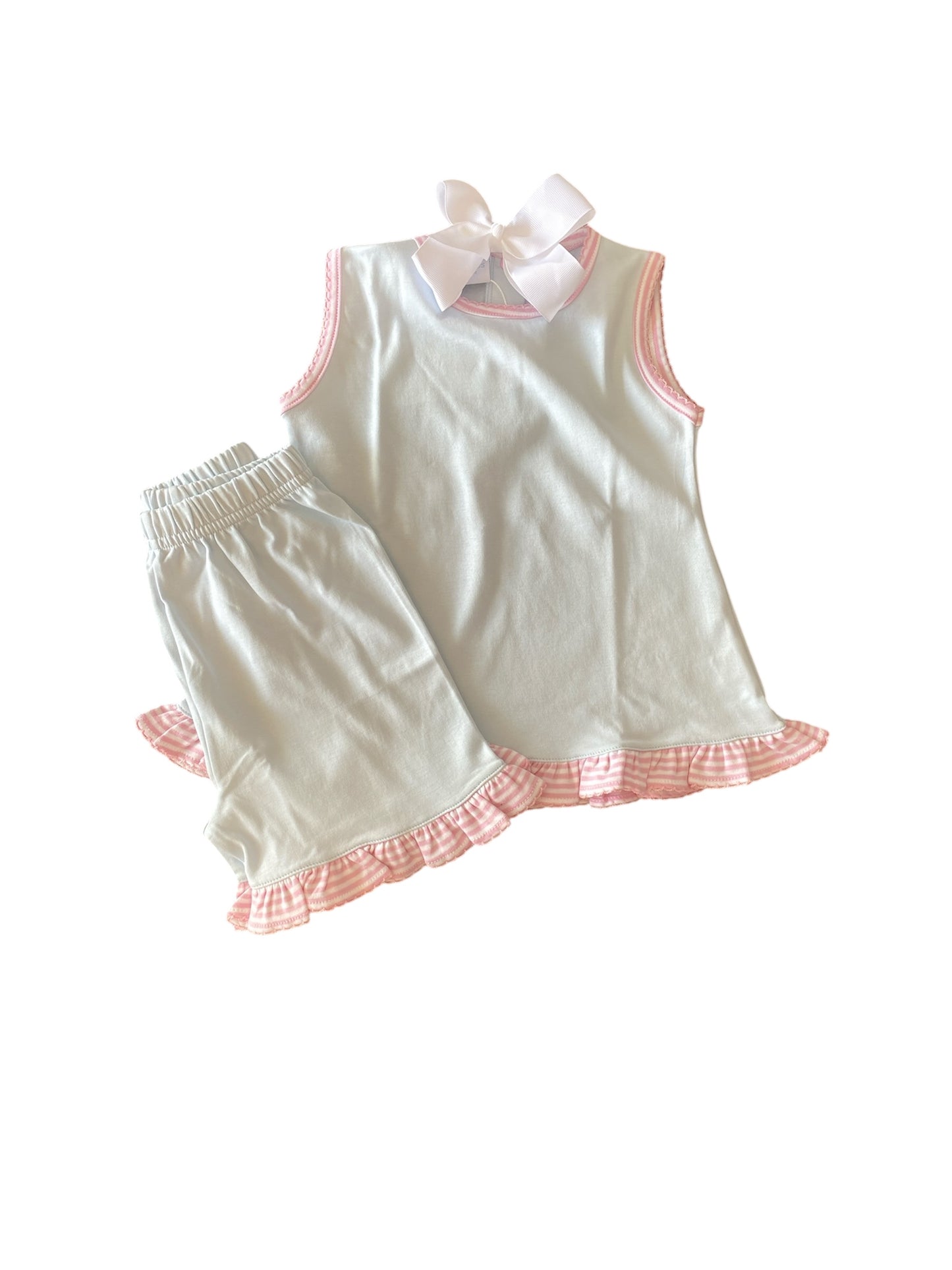 Blue and Pink Girls Outfit