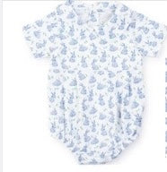 JACK BOYS' PIMA COTTON PAJAMA Bubble - BUNNY HOP BLUE