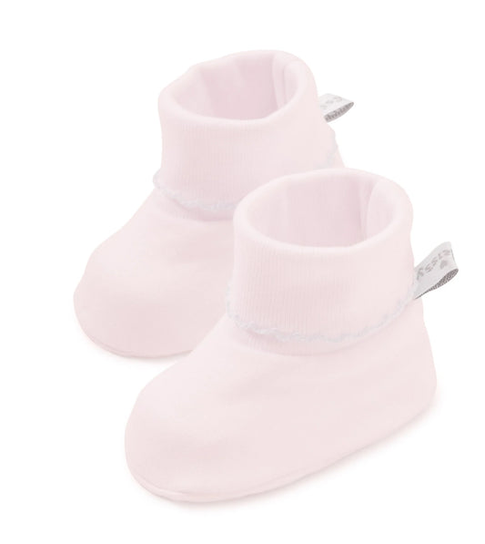 Pink/White Kissy Basics Booties