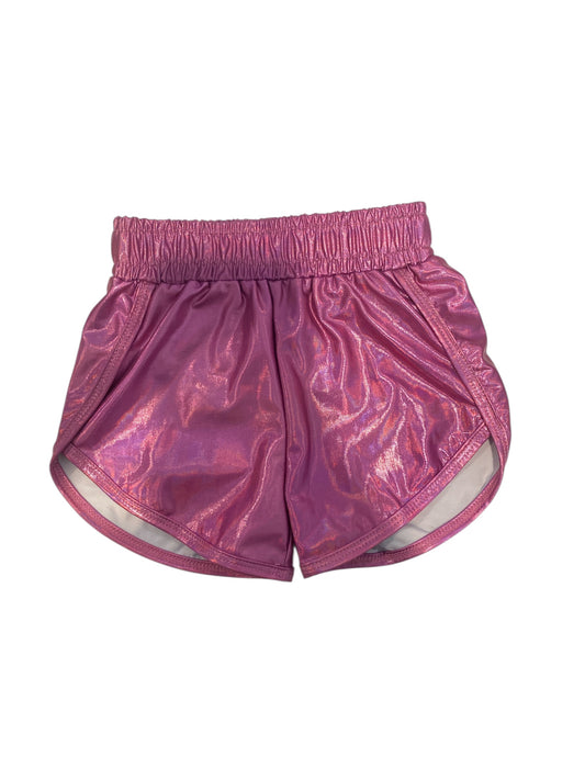 Pink Metallic Shorts