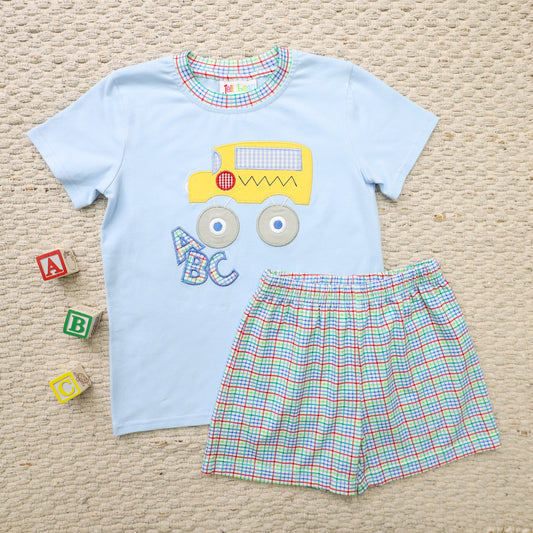 ABC Monster Bus Short Set
