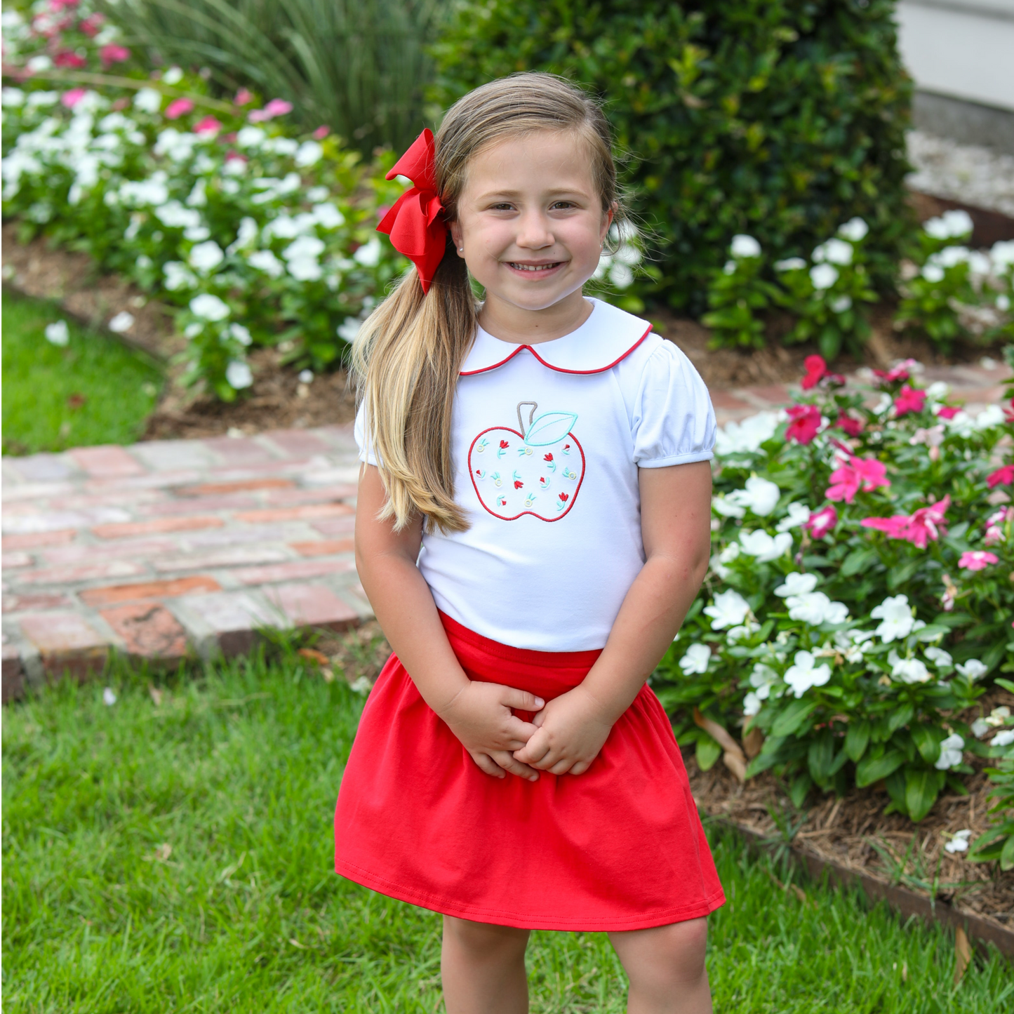 Apple of My Eye Skort Set