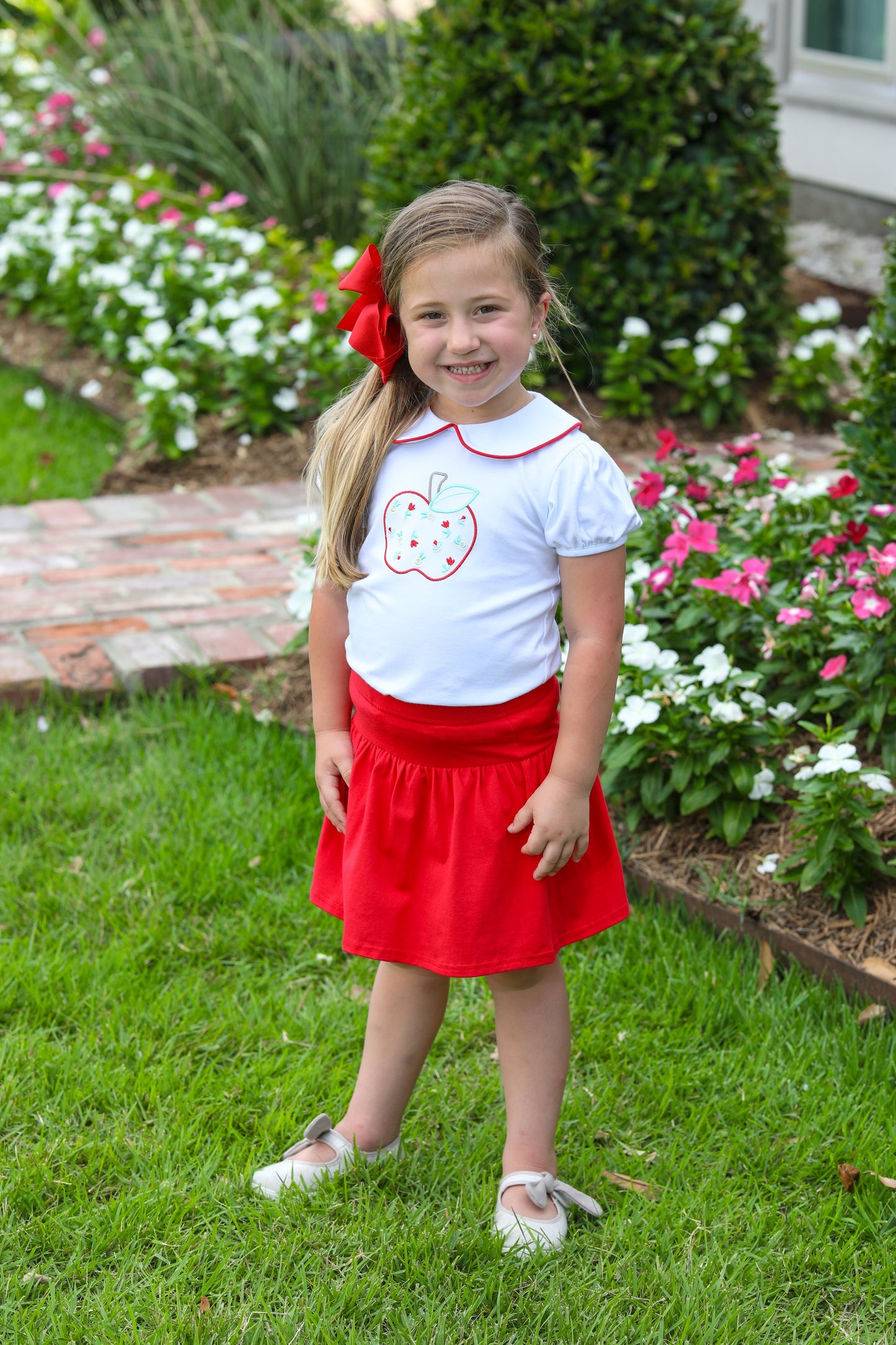 Apple of My Eye Skort Set
