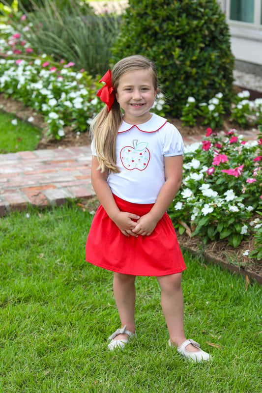 Apple of My Eye Skort Set