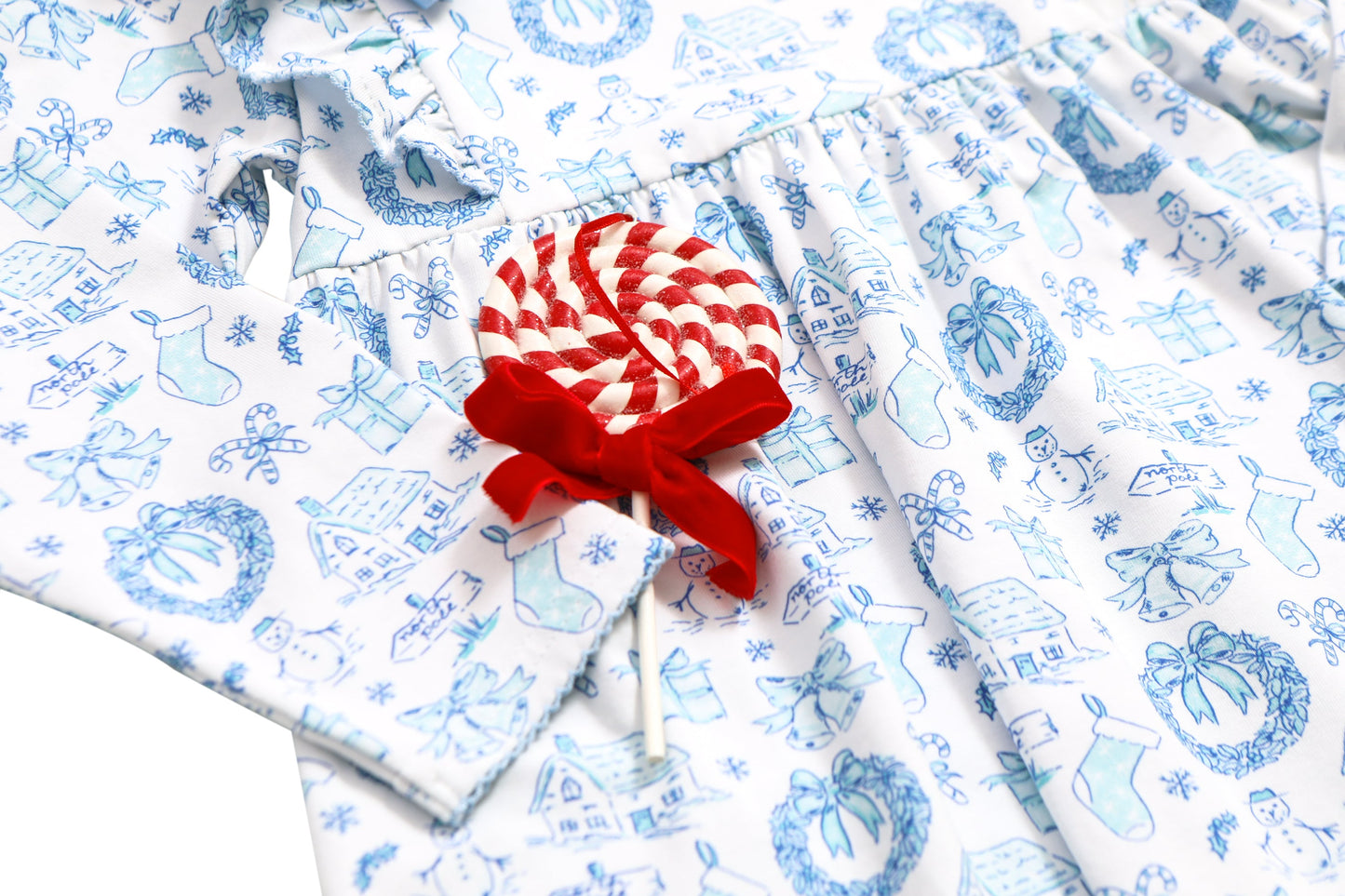 Christmas Toile Pants Set