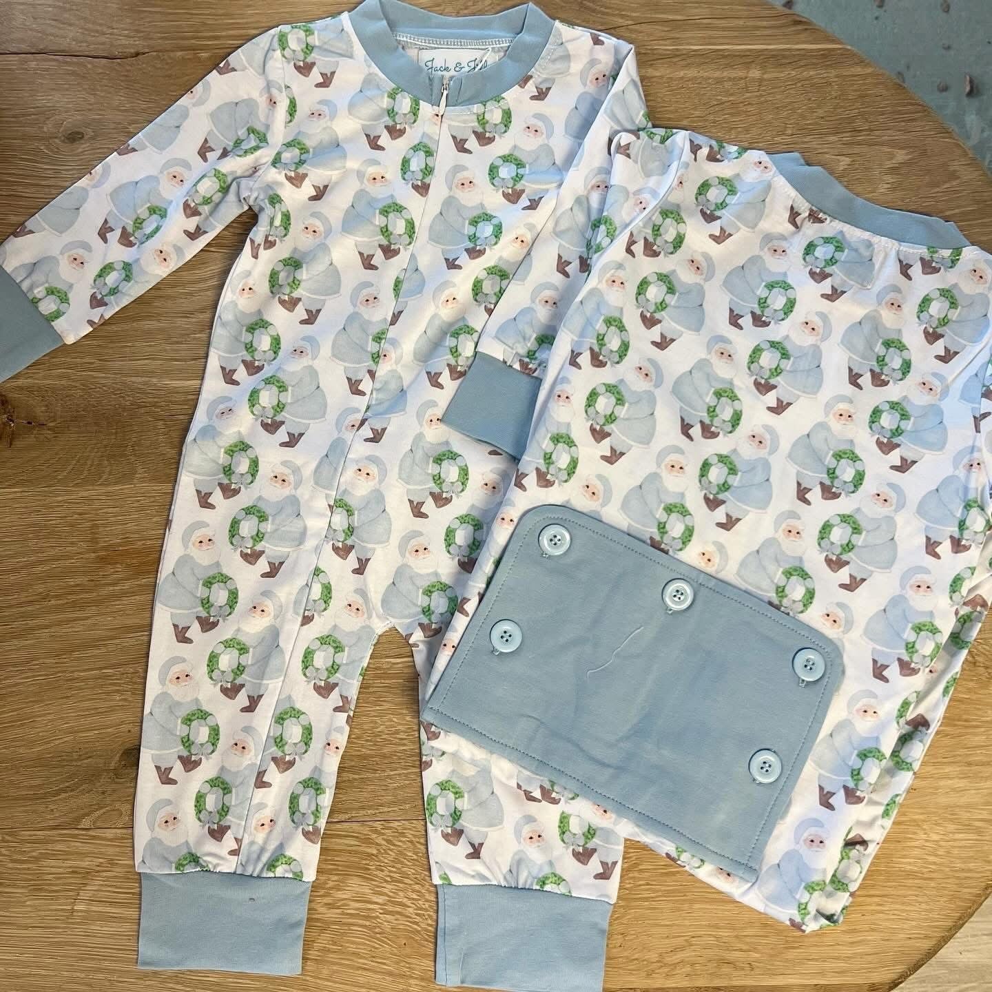 Precious Santa Holiday Flap Jammies