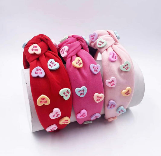 Conversation Hearts Headband