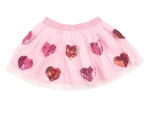 Sequin Heart Valentines Day Tutu