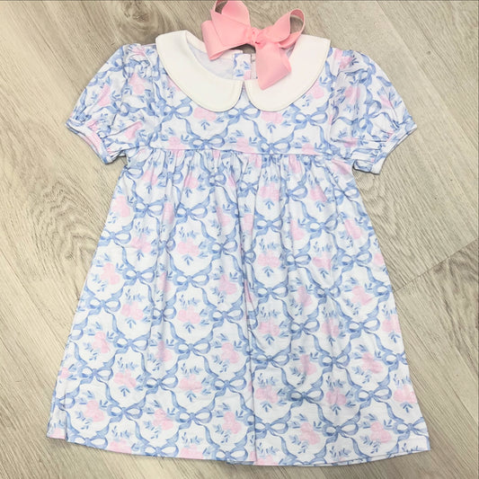 Collared Ribbon Dress