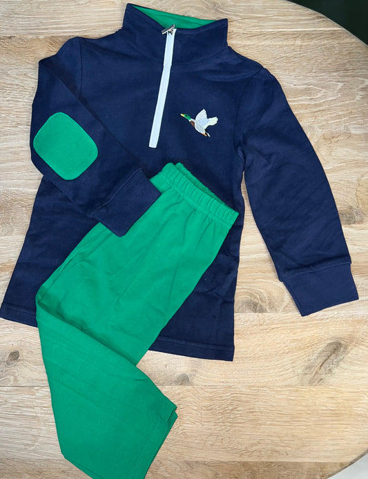 Mallard Quarter Zip Pant Set