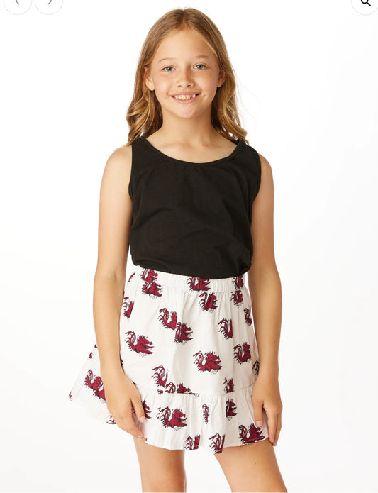 The South Carolina Girls Poplin Skirt