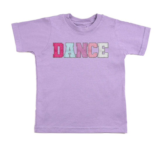 DANCE PATCH SHORT SLEEVE T-SHIRT - LAVENDER