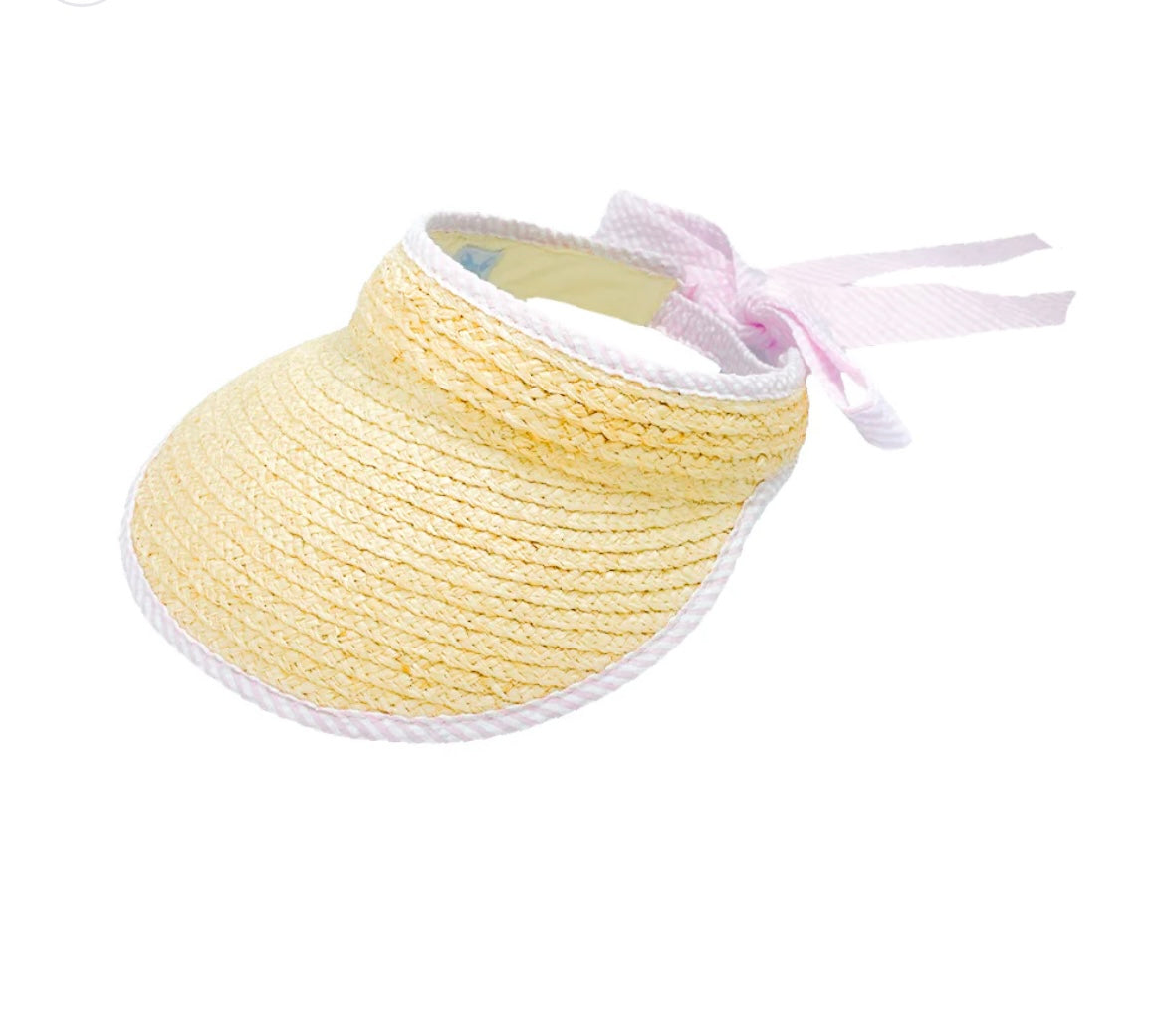 Sconset Straw Bow Visor (Girls)