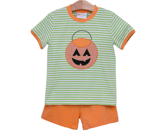 Halloween Bucket Short Set