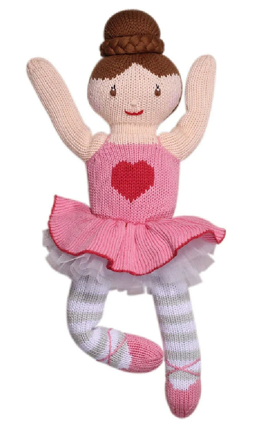 Eva The Pink Ballerina Knit Doll