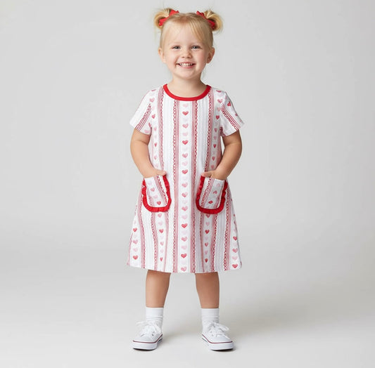 Valentine Heart Pocket Dress