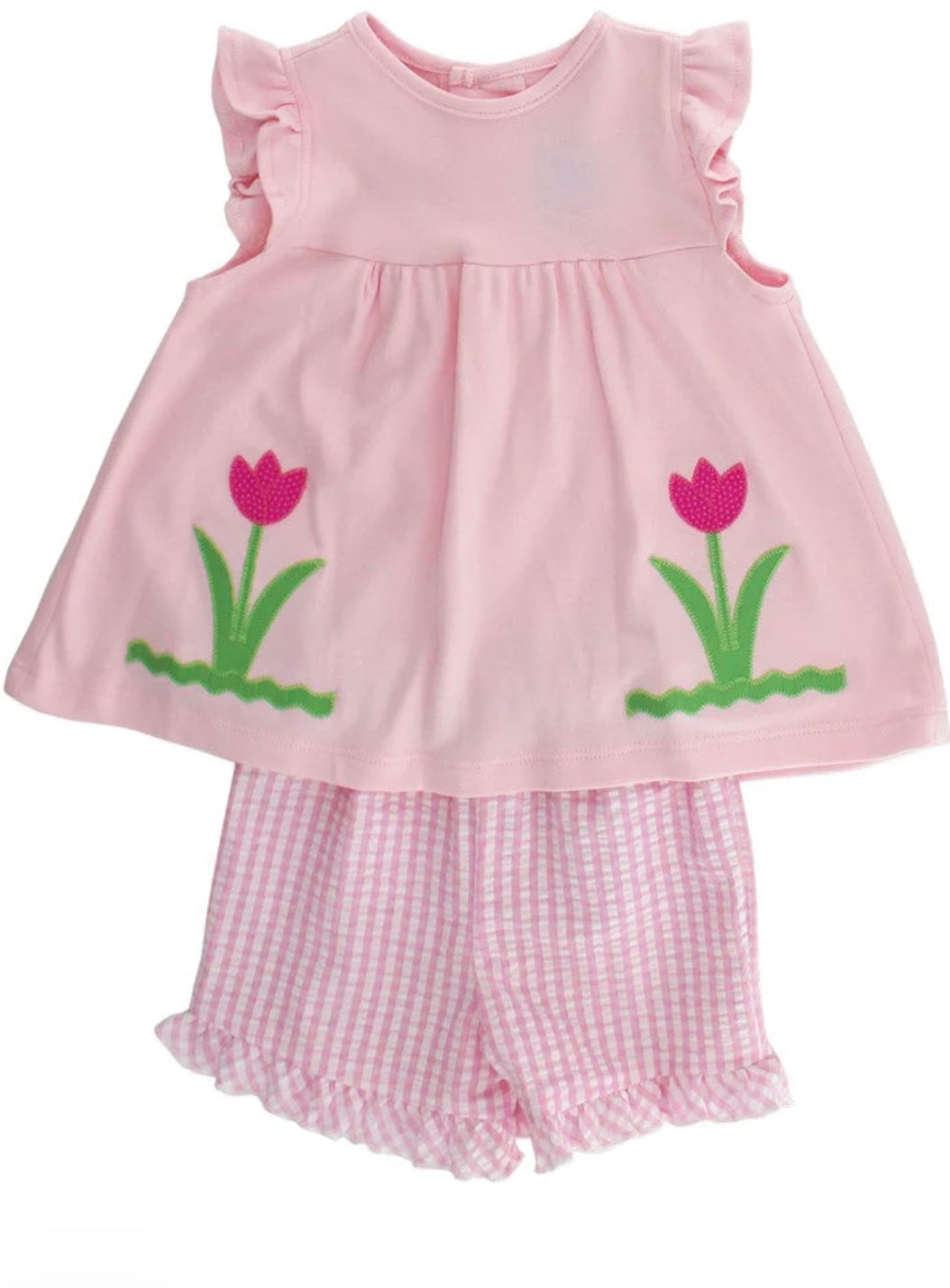 The Bailey Boys Tulips- Girls Short Set