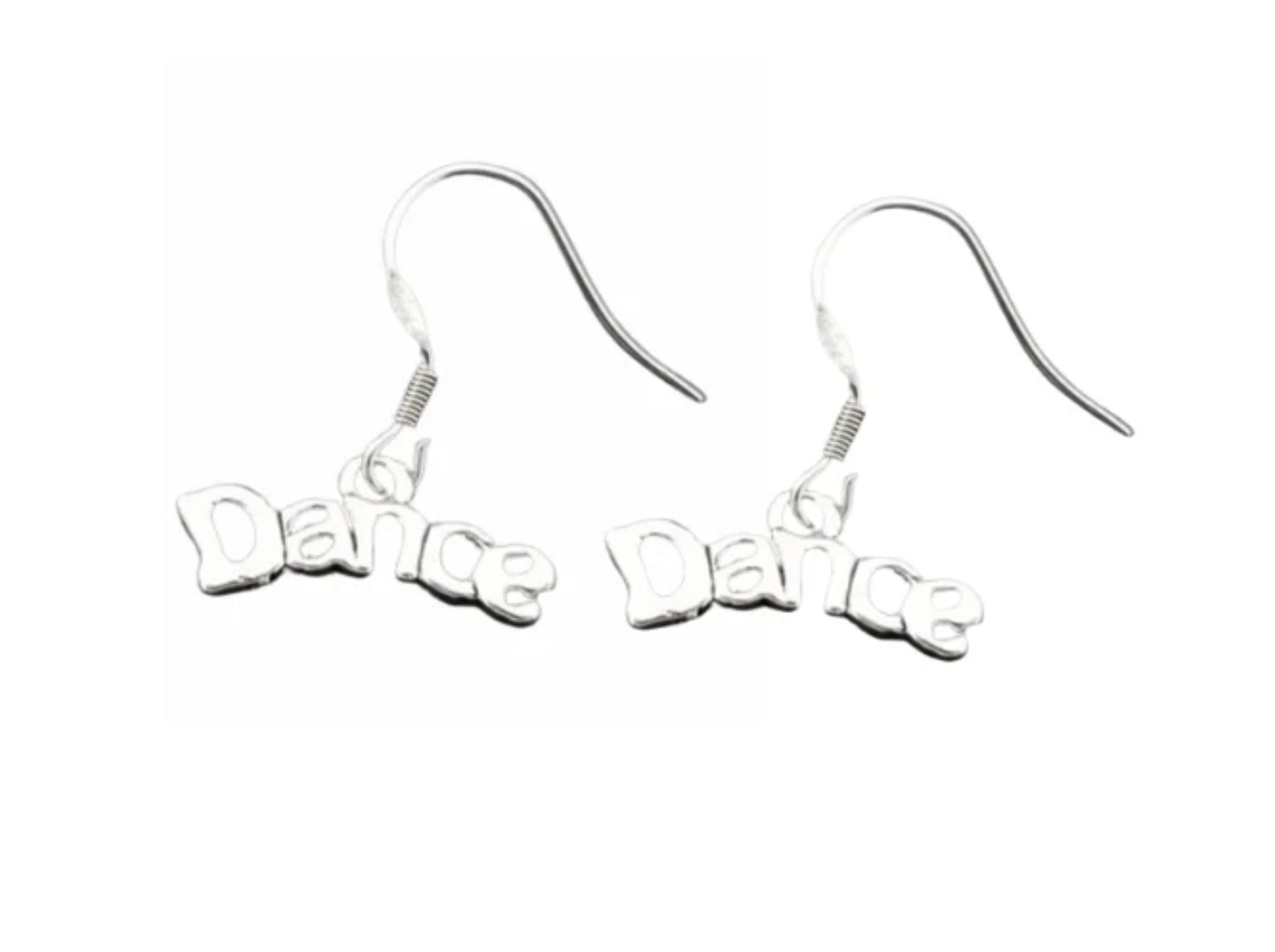 Girls Dance Word Earrings