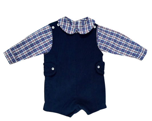 Reed Jon Jon Set, Blue Plaid