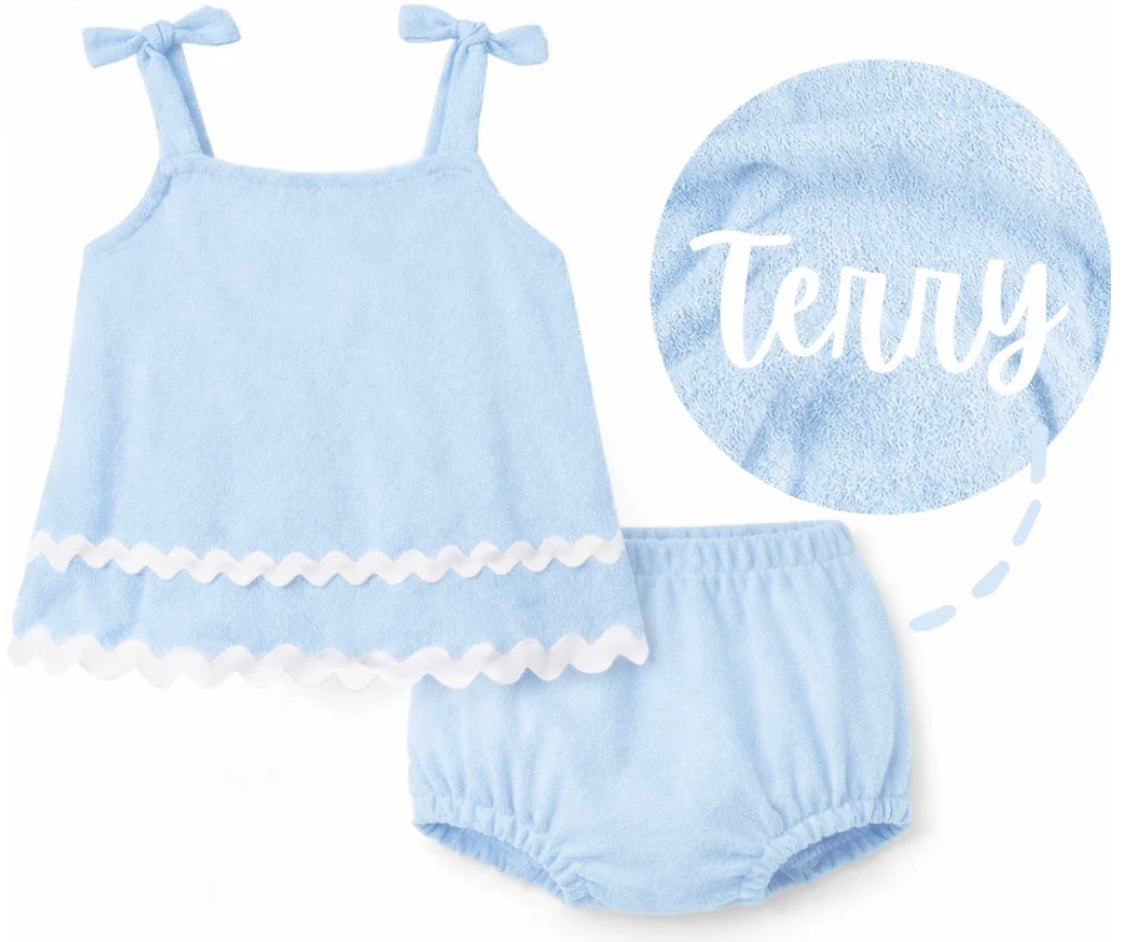 *PRE ORDER* Terry Ric Rac Bloomer Set