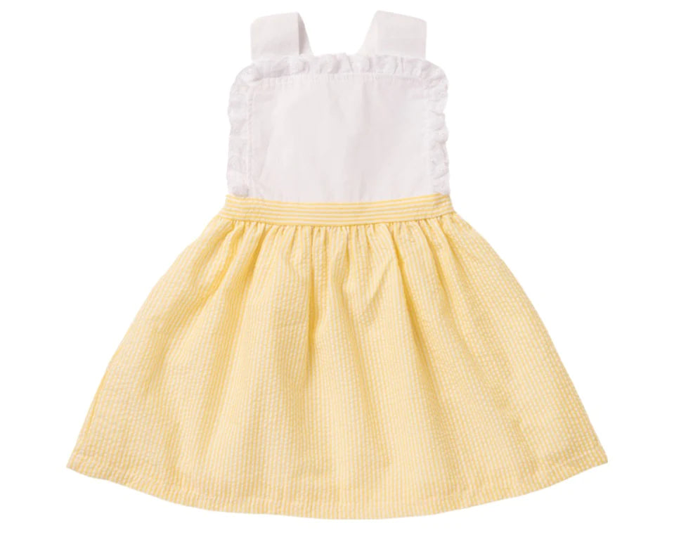 Yellow Bow Back Dress