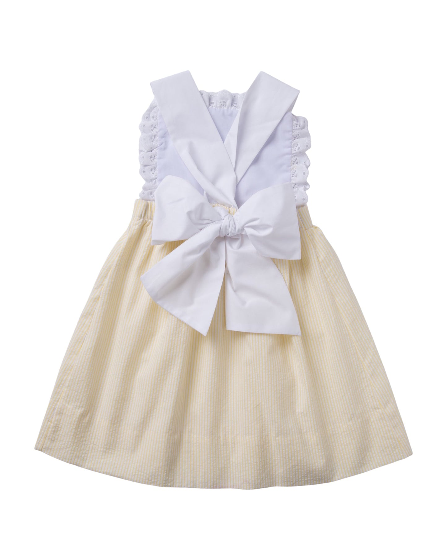 Yellow Bow Back Dress