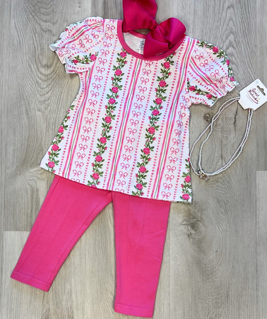 Rose Trellis Tea Garden Legging Set