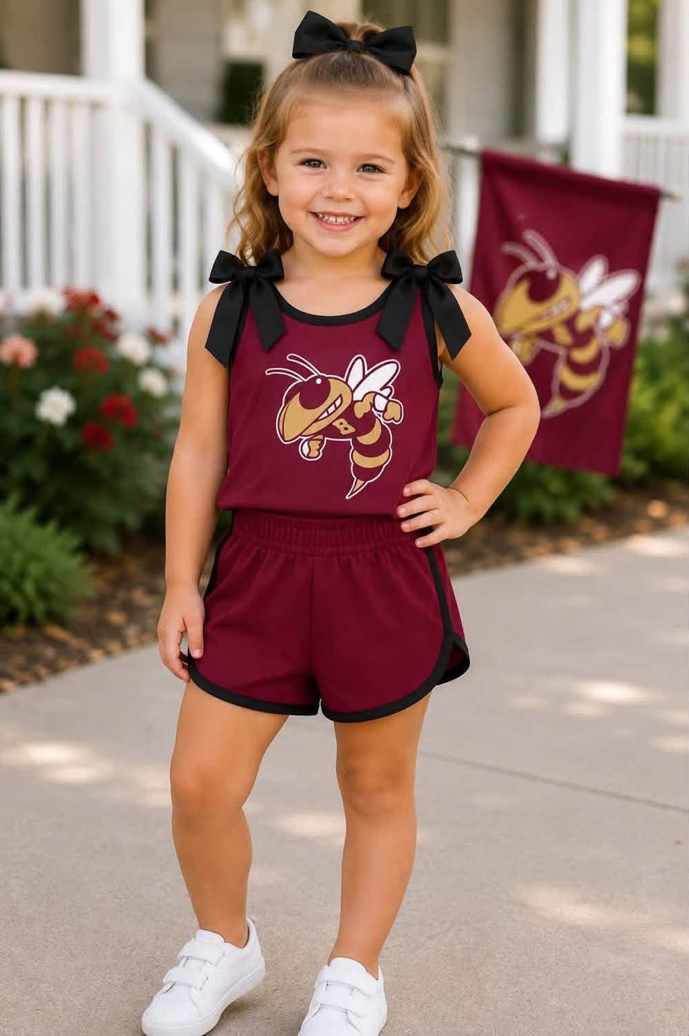 Buford Bow Short Set
