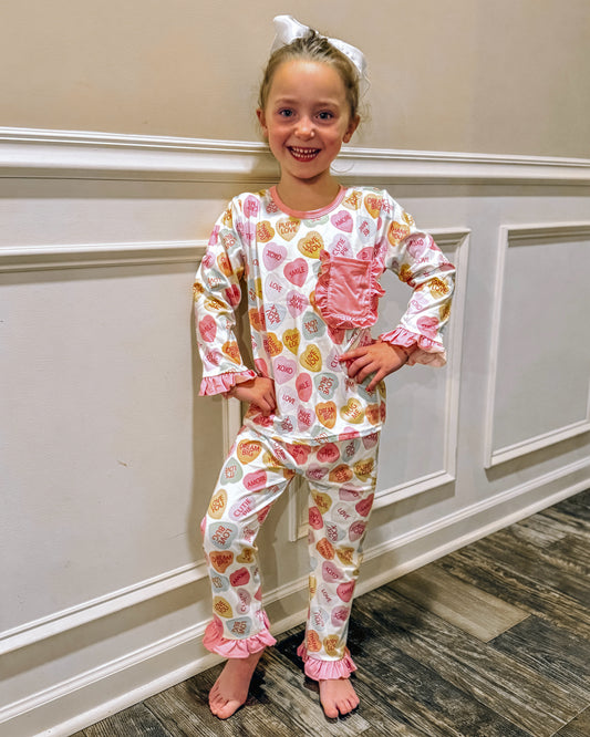 Conversation Heart Jammies