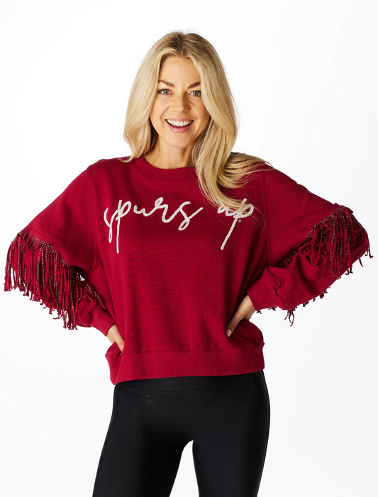 Stewart Simmons The Spurs Up Fringe Sweatshirt