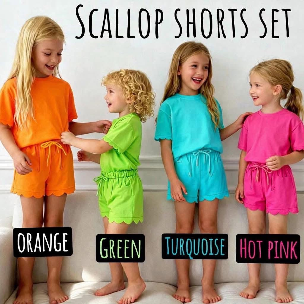 Scallop Short Set
