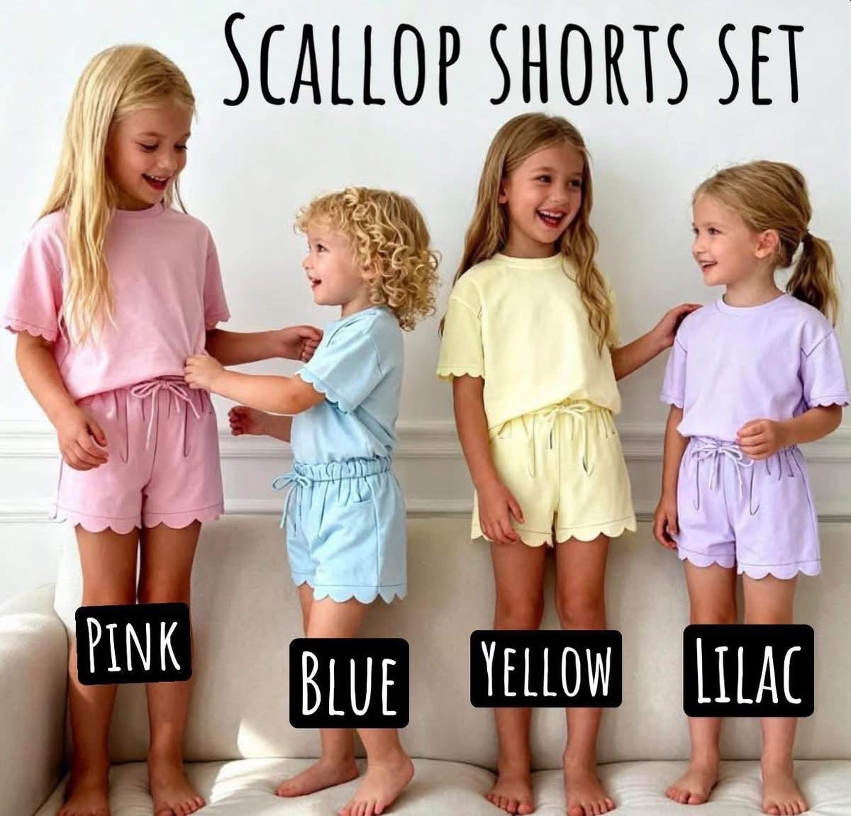 Scallop Short Set