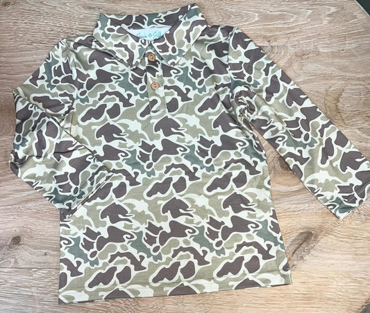Camo Performance Polo