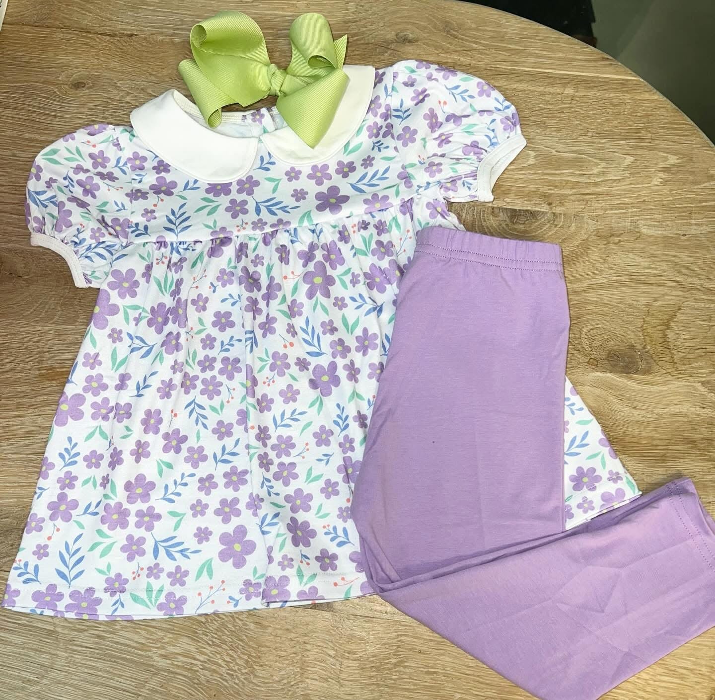 Lavender Florette Legging Set