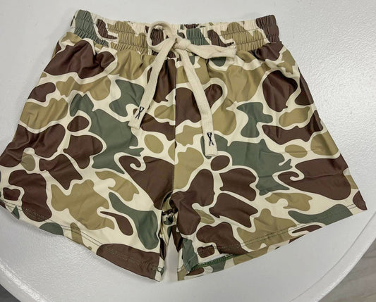 Boys Camo Performance Shorts
