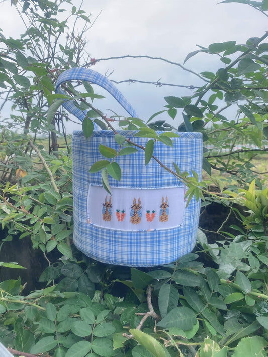 Boys Smocked Easter Basket