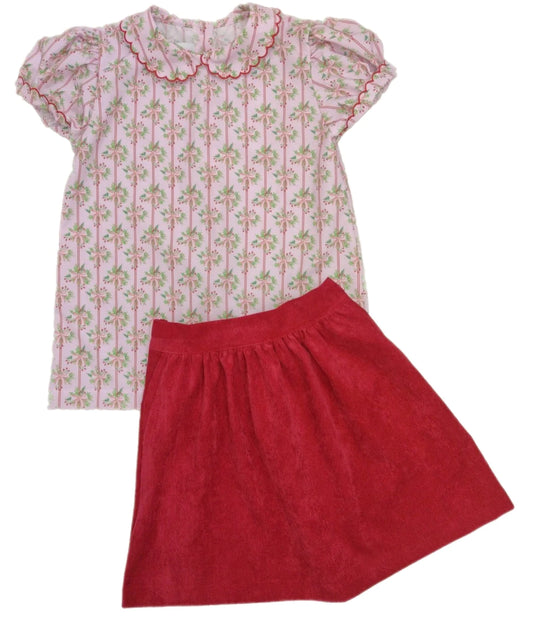 James & Lottie Cece Skirt Set, Holiday Floral