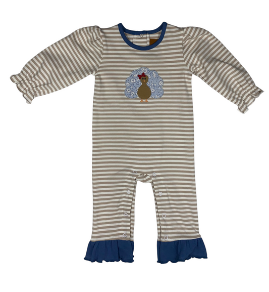 Tristyn The Turkey Girls Romper