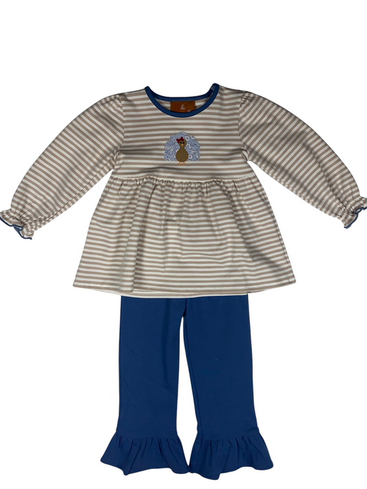 Tristyn the Turkey Ruffle Pant Set