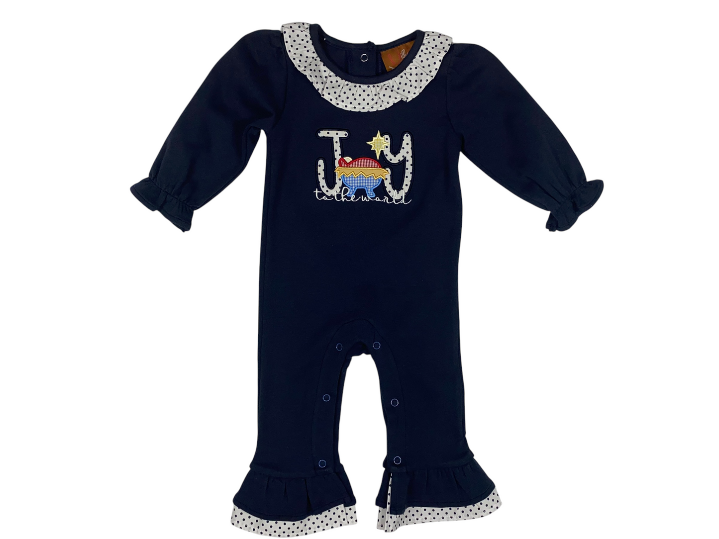 Joy to the World Girls Romper