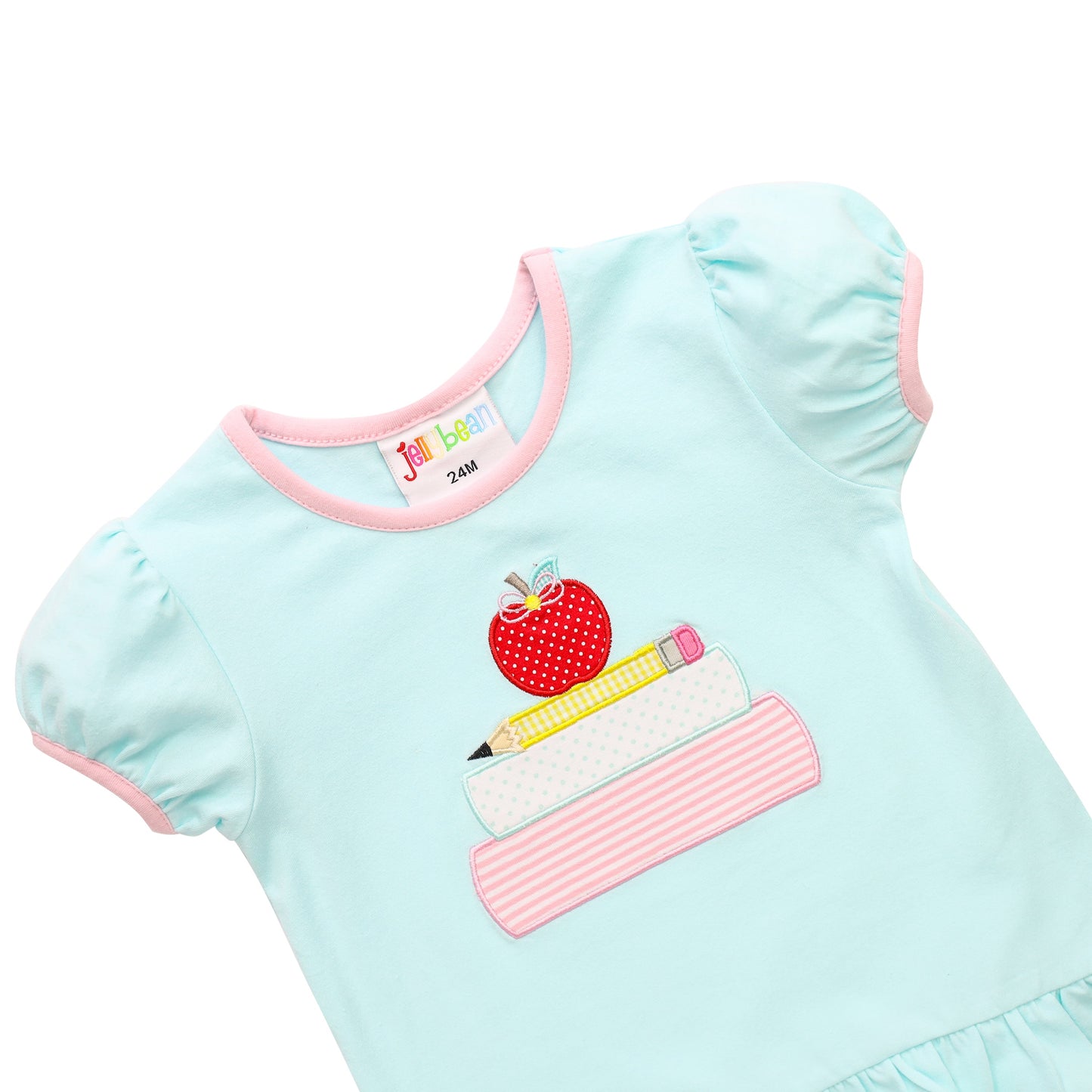 School Book Stack Bloomer Set (Monogram Included)