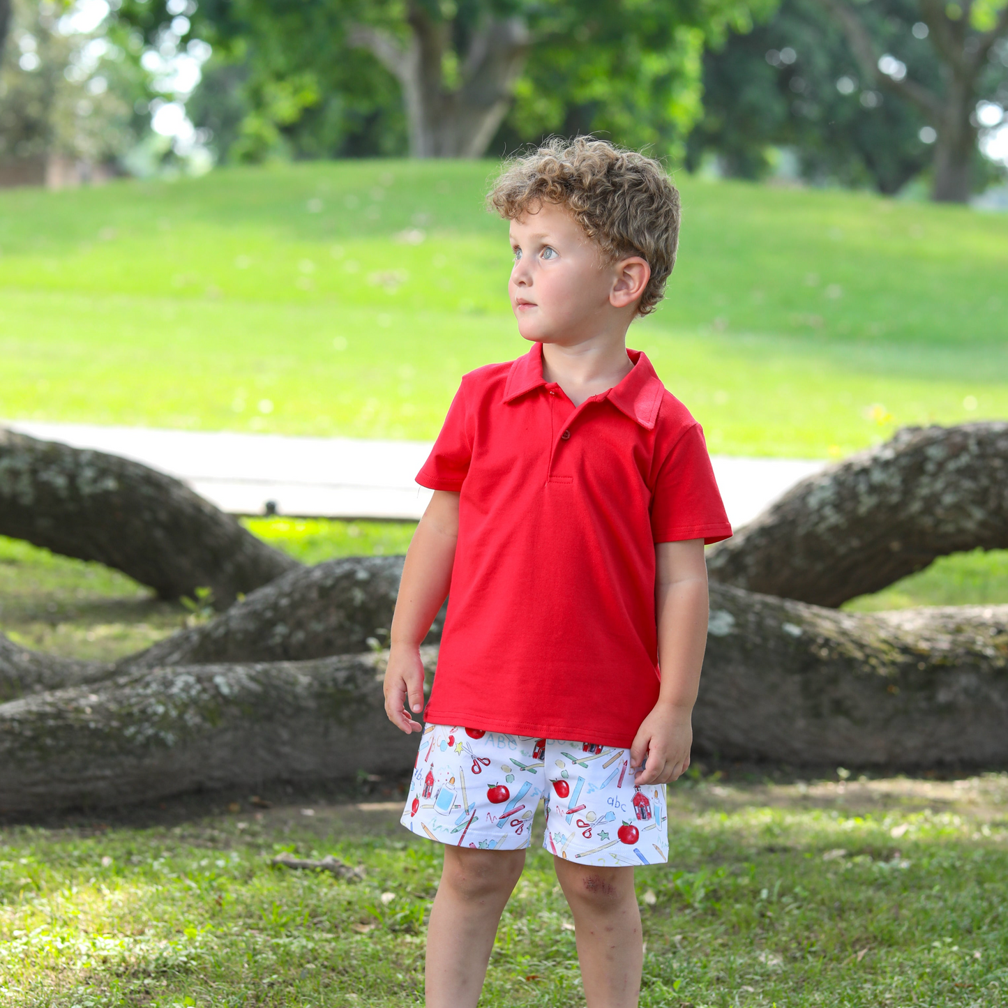 School Days Polo Sort Set