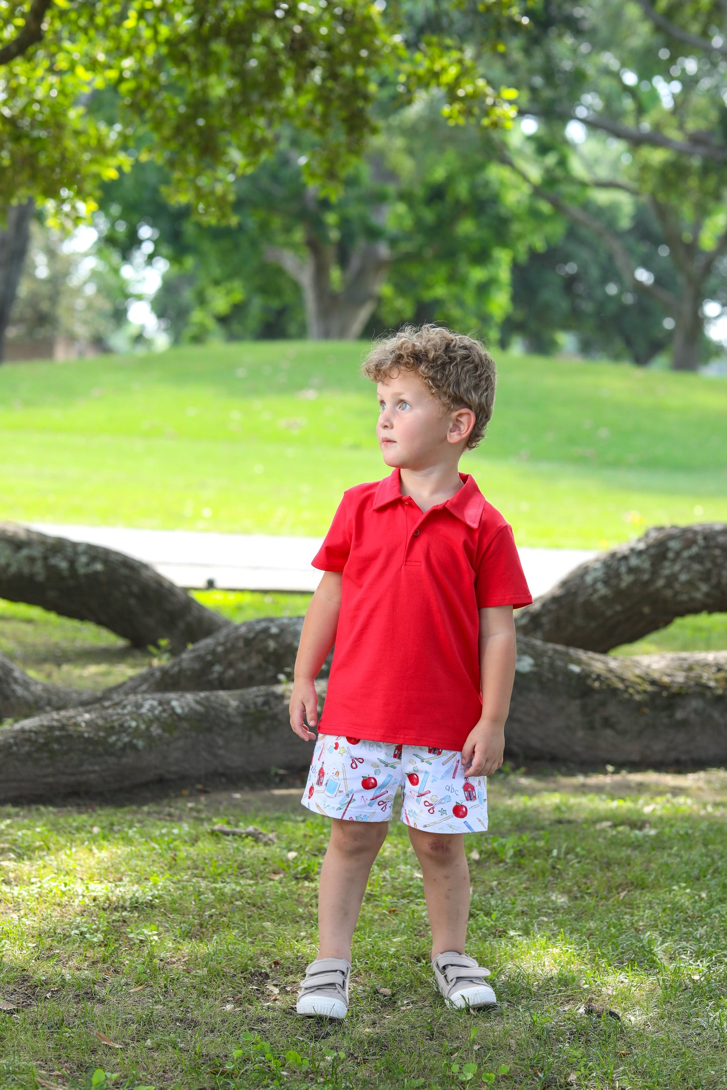 School Days Polo Sort Set