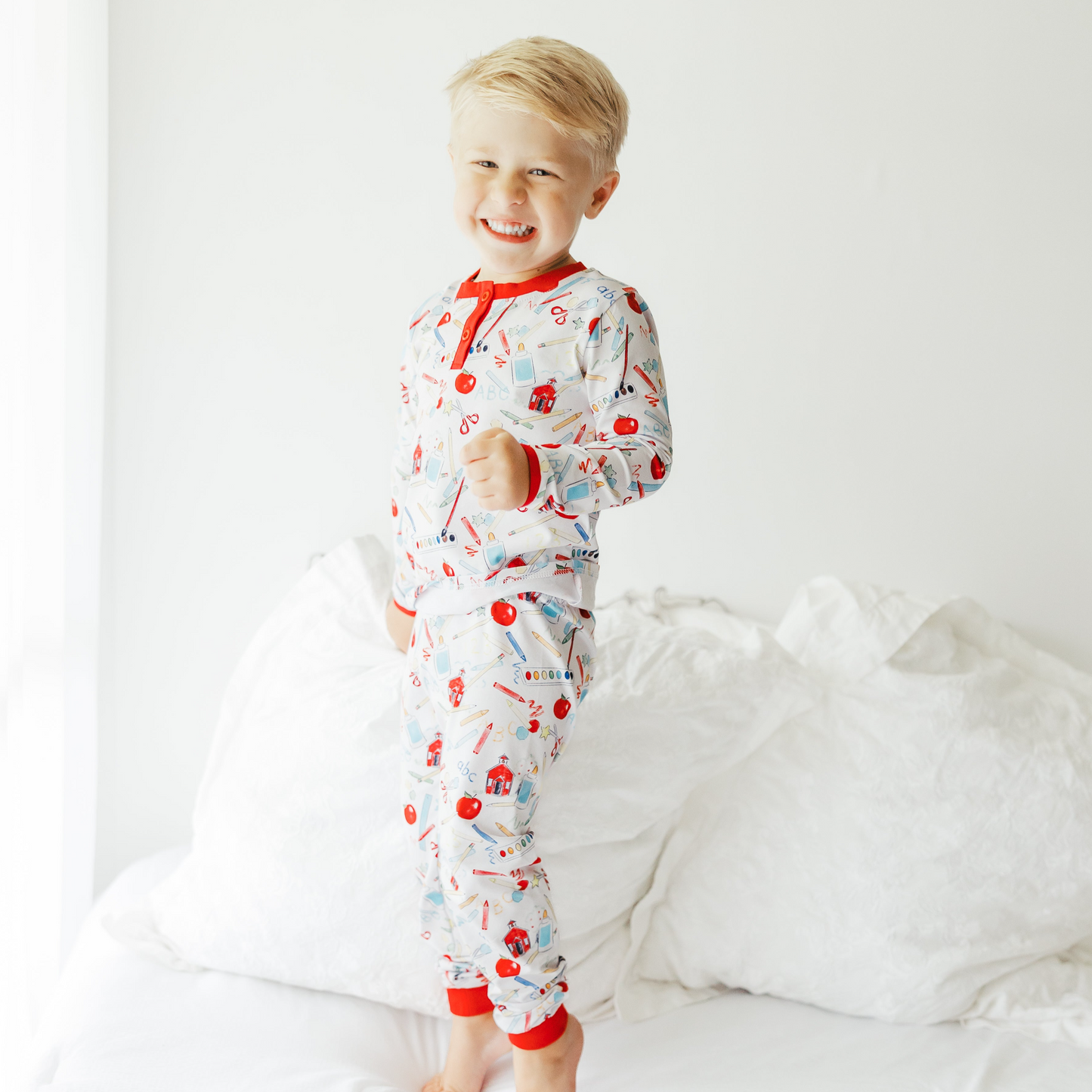 Boys School Days Pajama Set
