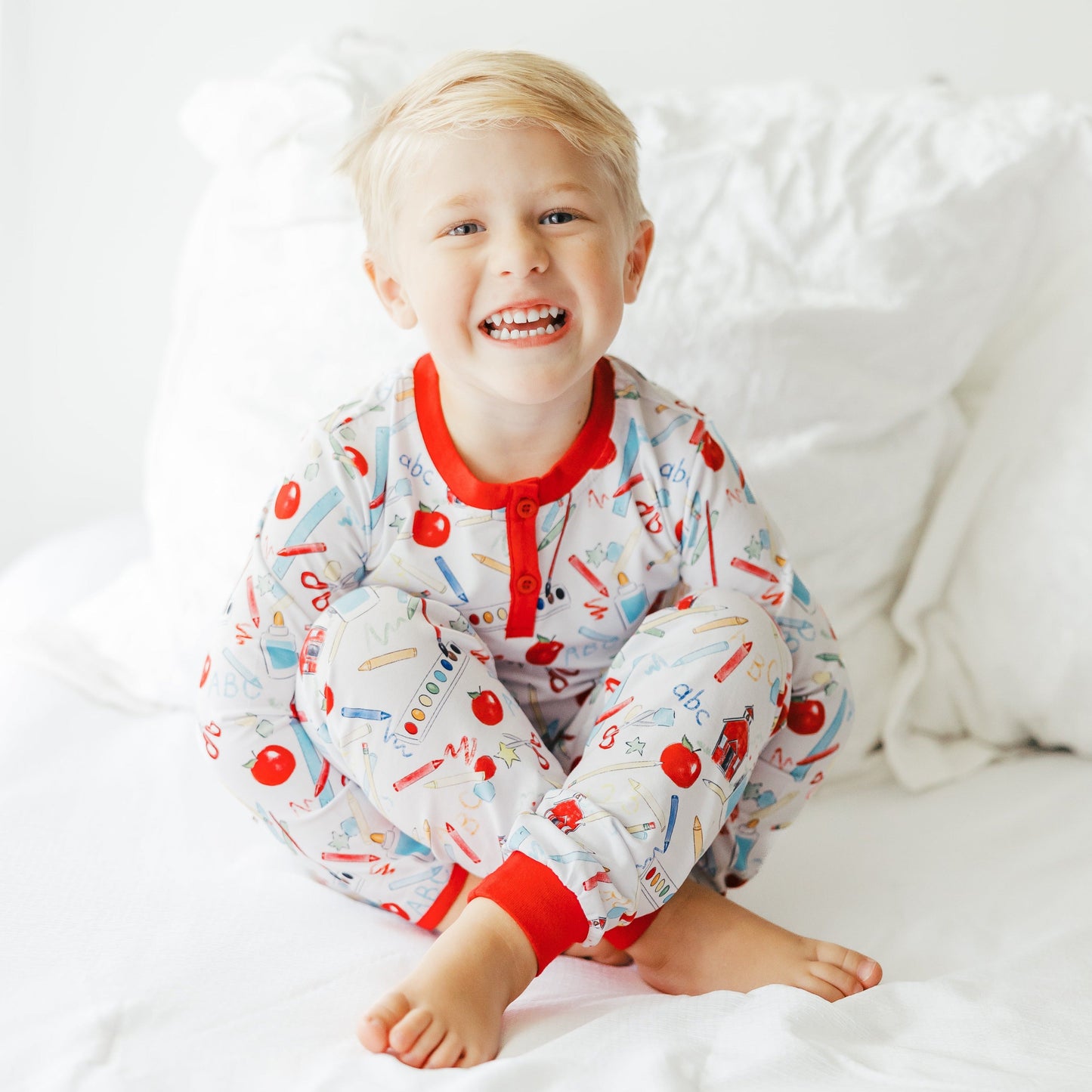 Boys School Days Pajama Set