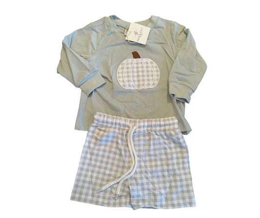 Boy Pumpkin Short Set