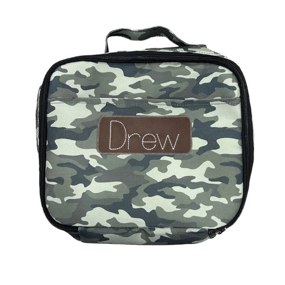 Lunch Bag- Camo (monogram included)