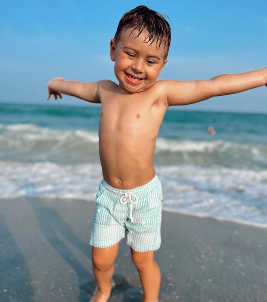 Colorblock boys Swim Trunks