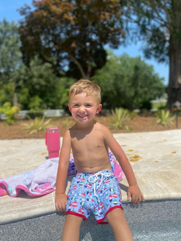 Boys Bobber Swim Trunks